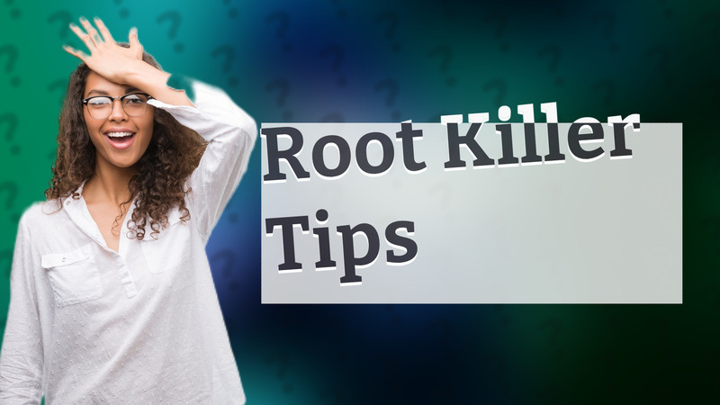 Root Killer Tips