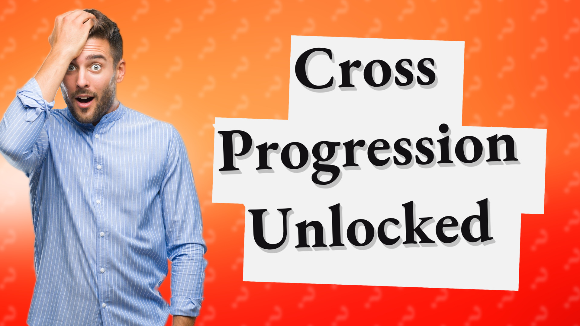 Cross Progression Unlocked