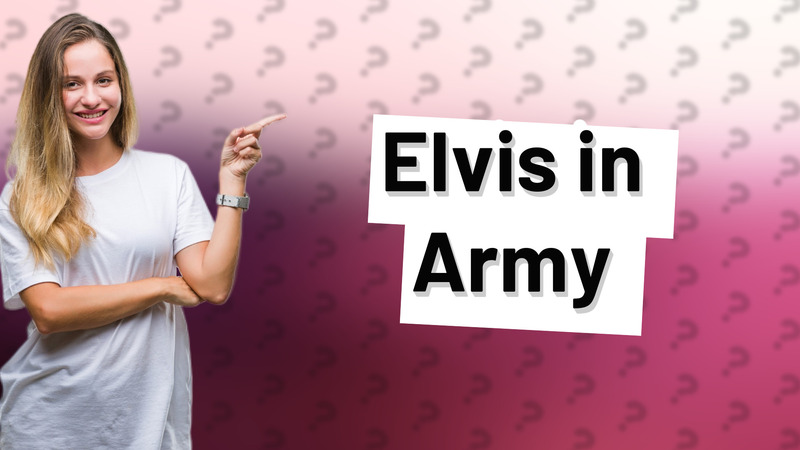 Elvis in Army