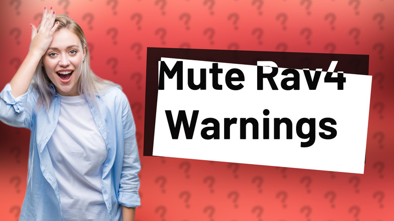 Mute Rav4 Warnings