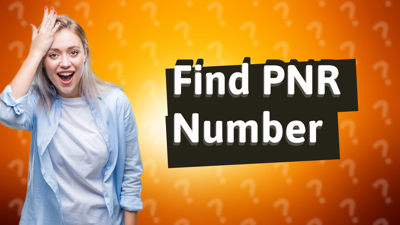 Find PNR Number