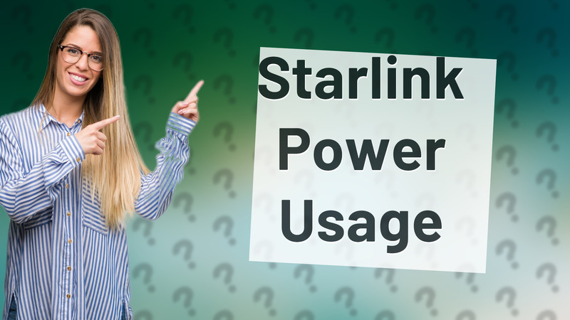 Starlink Power Usage