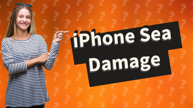 iPhone Sea Damage