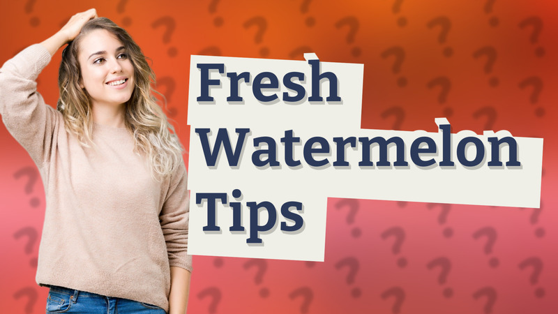 Fresh Watermelon Tips