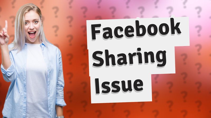 Facebook Sharing Issue