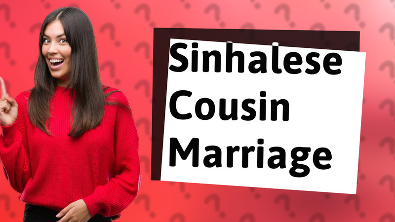 Sinhalese Cousin Marriage
