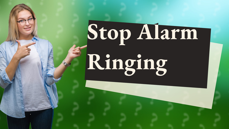 Stop Alarm Ringing