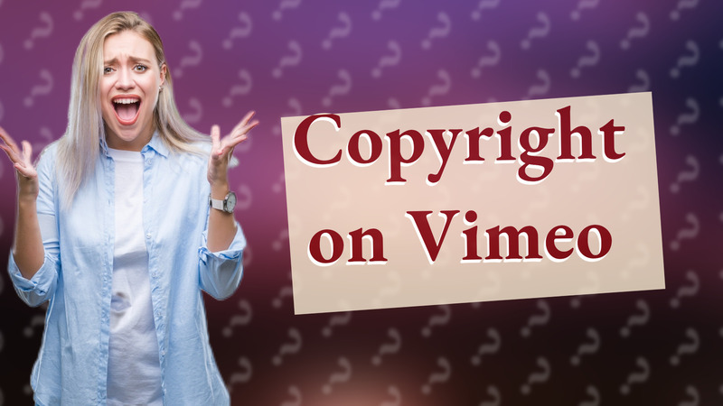 Copyright on Vimeo