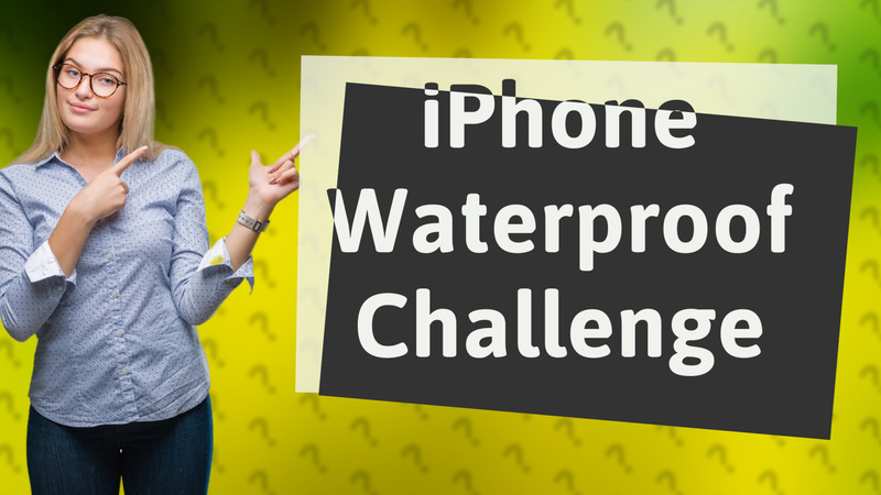 iPhone Waterproof Challenge