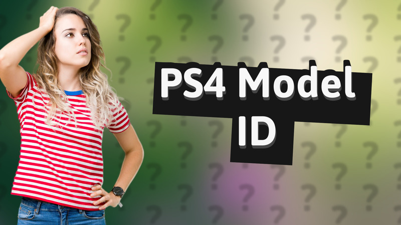 PS4 Model ID