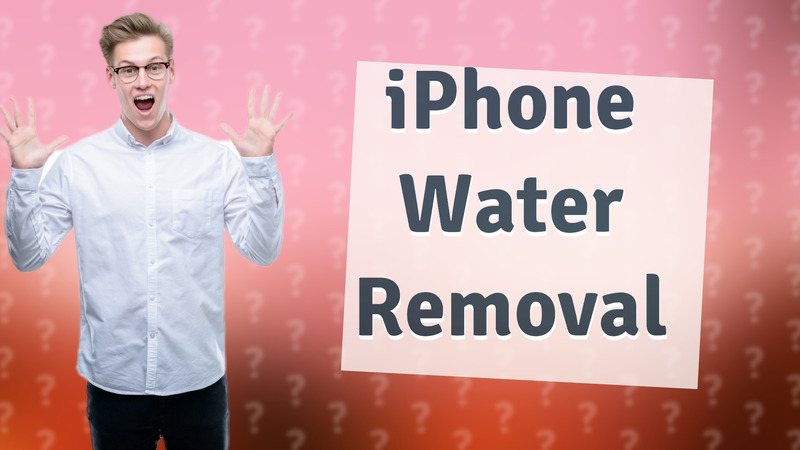iPhone Water Removal