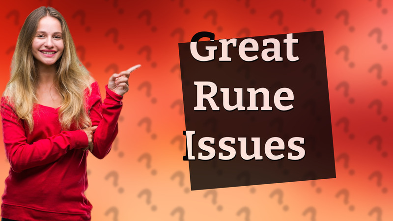 Great Rune Issues