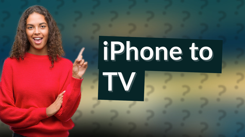 iPhone to TV