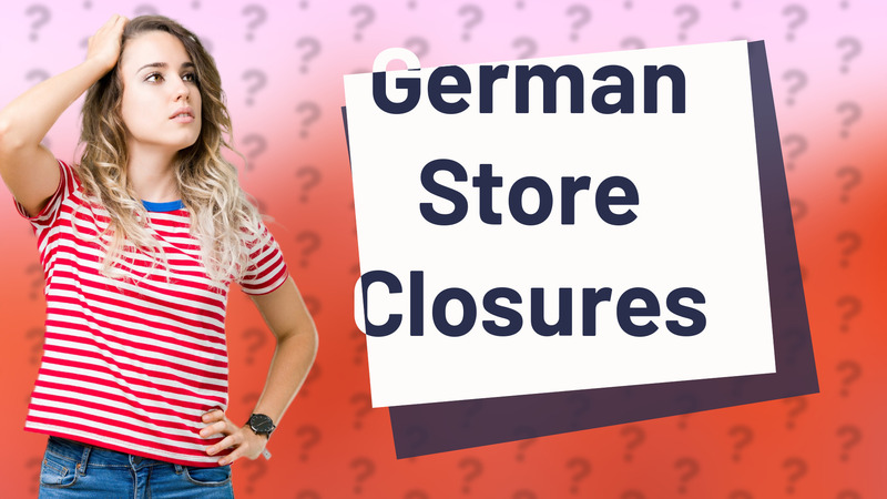 German Store Closures