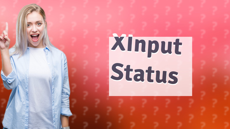 XInput Status