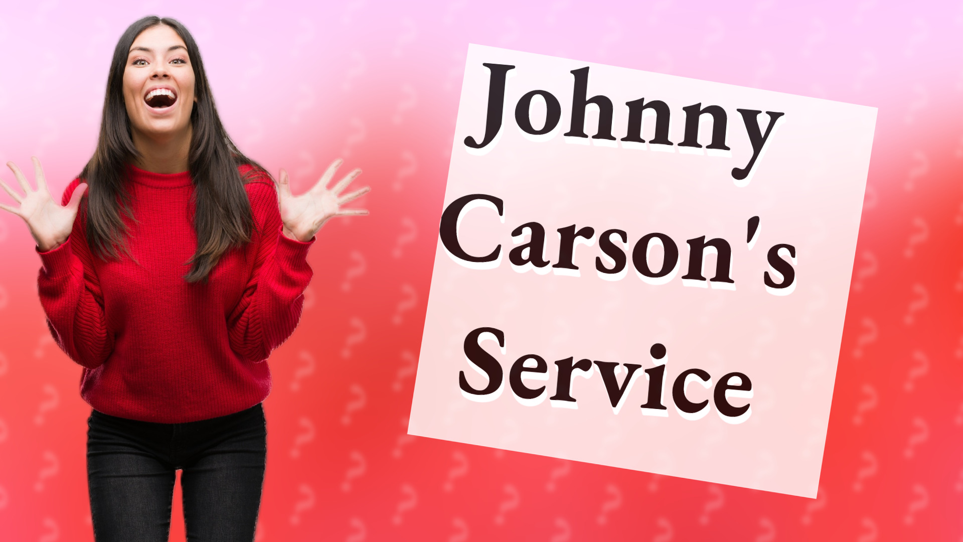Johnny Carson's Service
