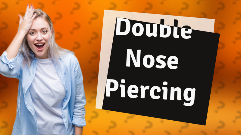 Double Nose Piercing