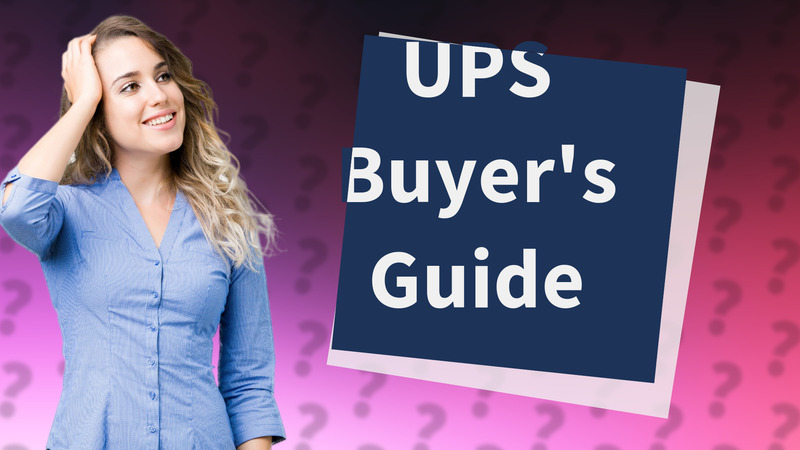 UPS Buyer's Guide