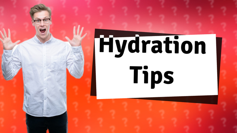 Hydration Tips