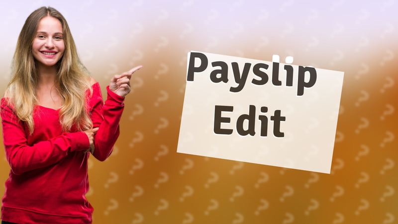 Payslip Edit