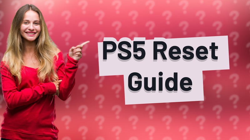 PS5 Reset Guide