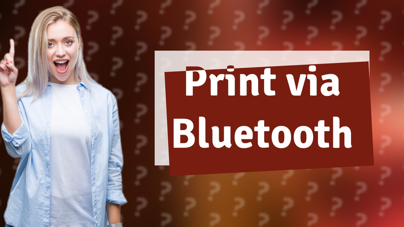 Print via Bluetooth