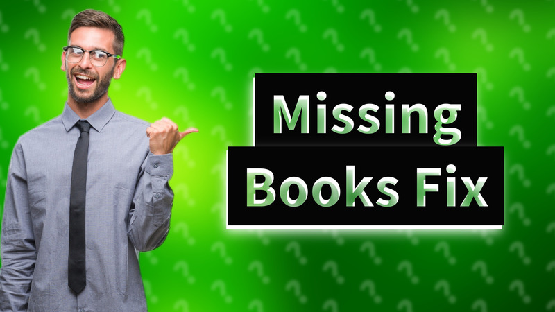 Missing Books Fix