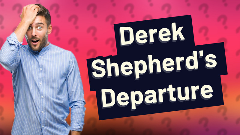 Derek Shepherd's Departure