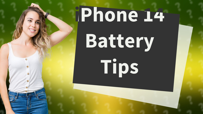 iPhone 14 Battery Tips
