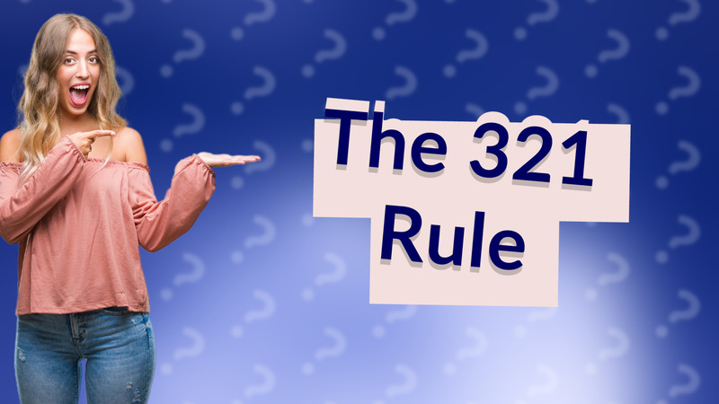 The 321 Rule