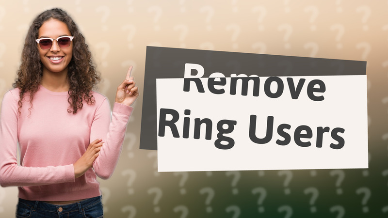 Remove Ring Users
