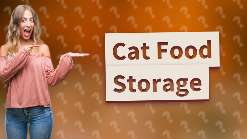 Cat Food Storage