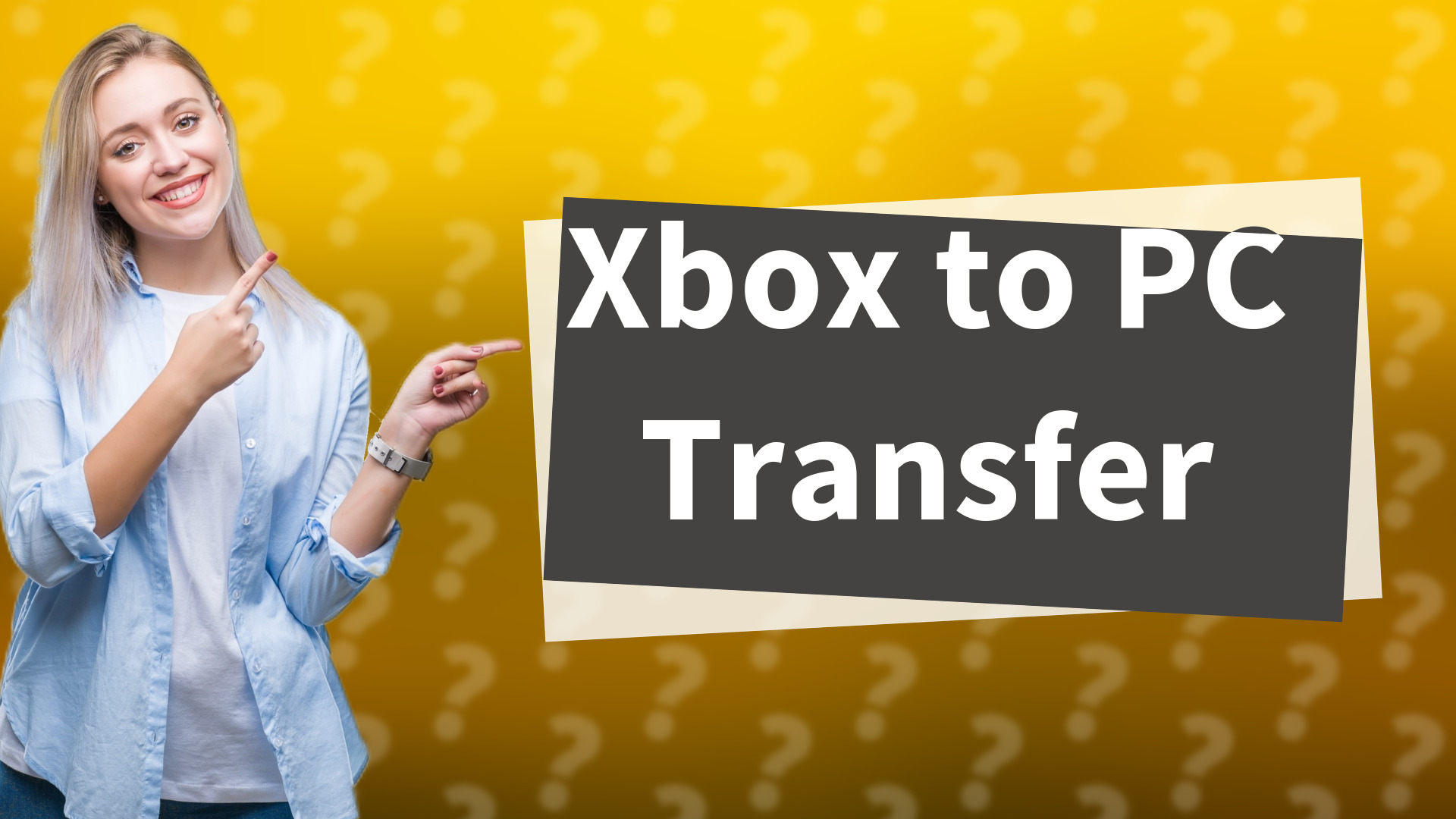 Xbox to PC Transfer