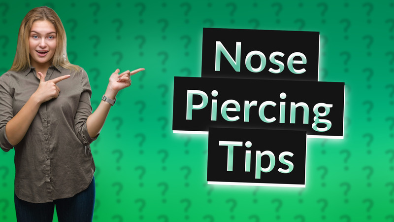 Nose Piercing Tips