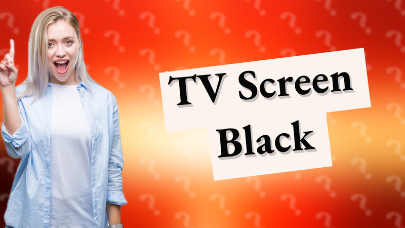 TV Screen Black