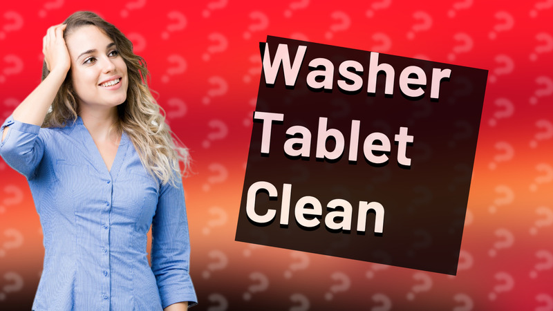 Washer Tablet Clean