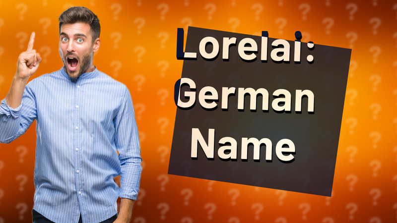 Lorelai: German Name