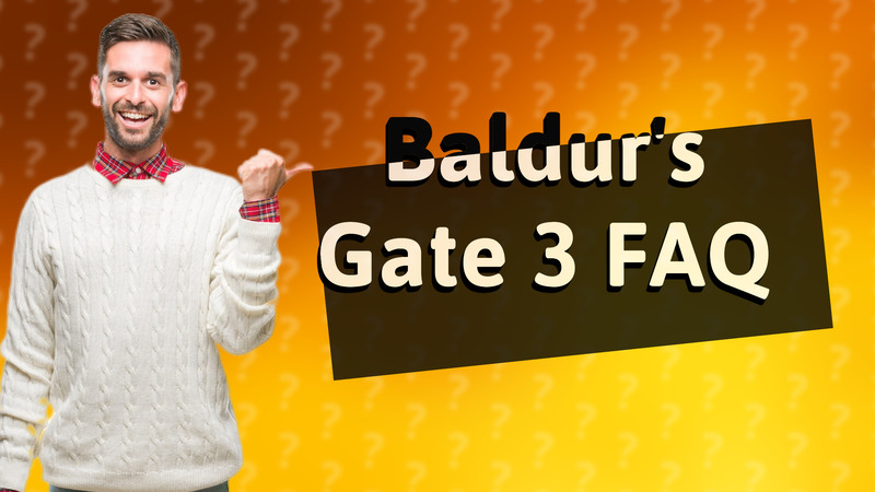 Baldur's Gate 3 FAQ