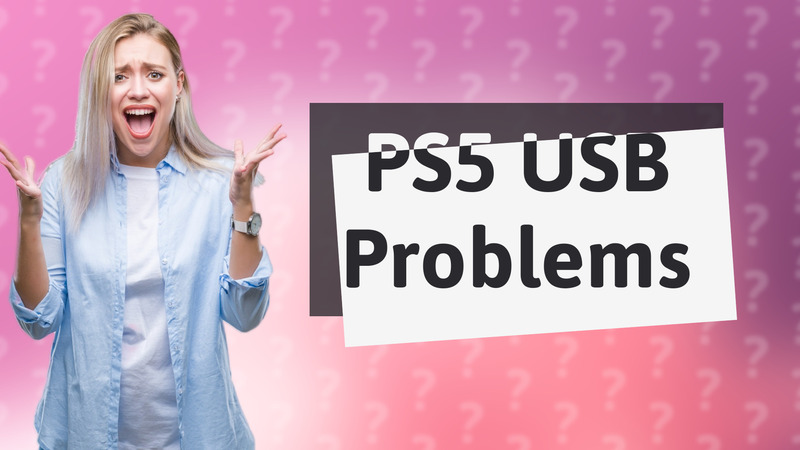 PS5 USB Problems