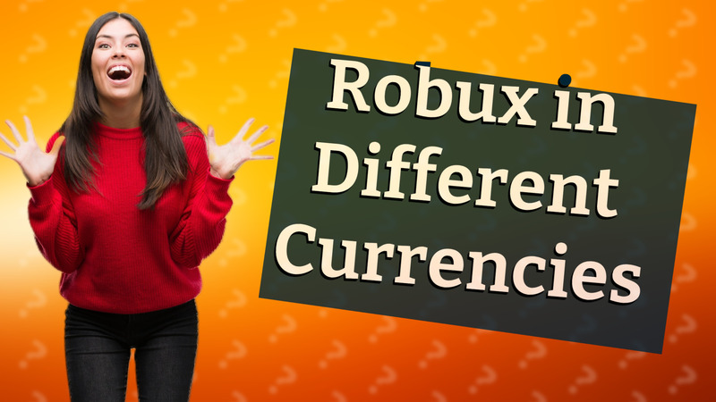 Robux in Different Currencies