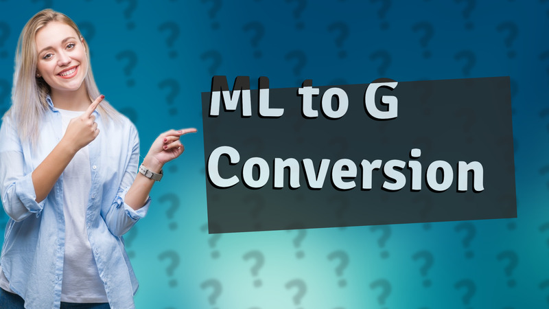 ML to G Conversion