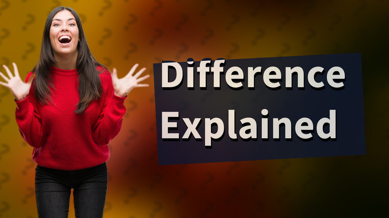 Difference Explained