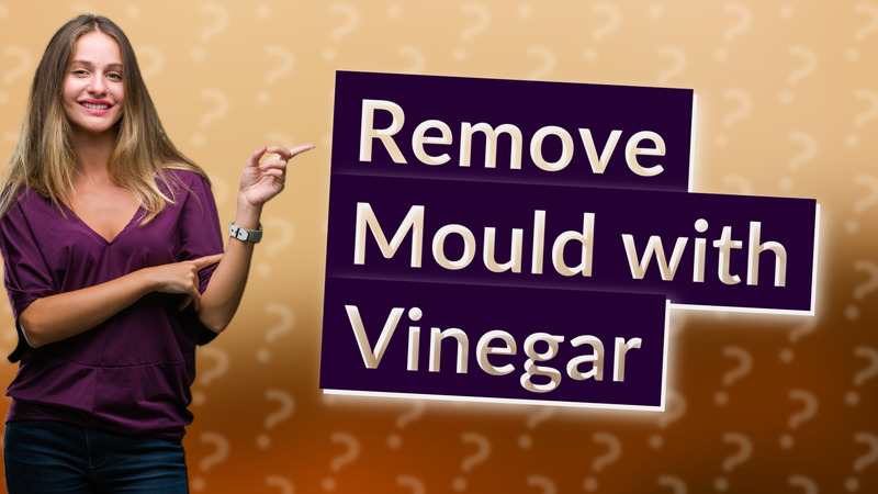 Remove Mould with Vinegar