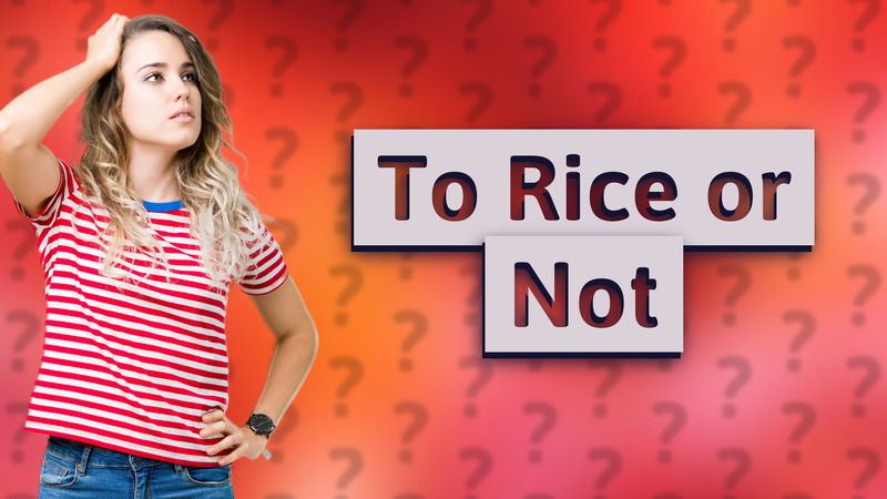 To Rice or Not