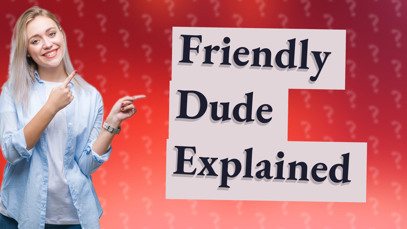 Friendly Dude Explained