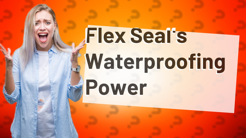 Flex Seal's Waterproofing Power
