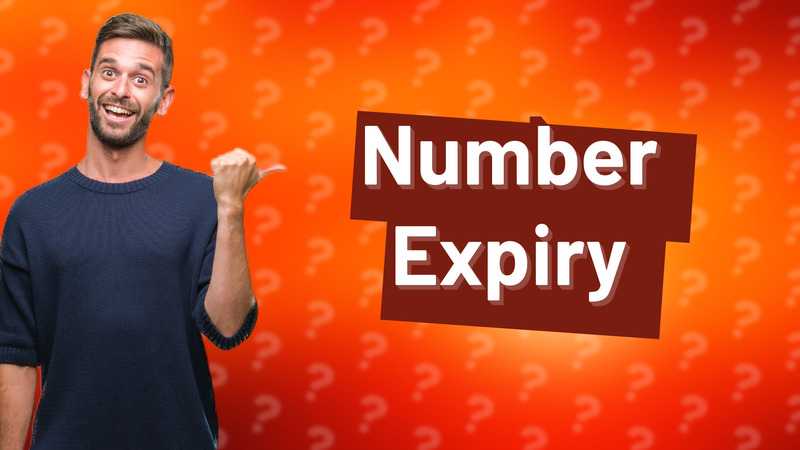 Number Expiry