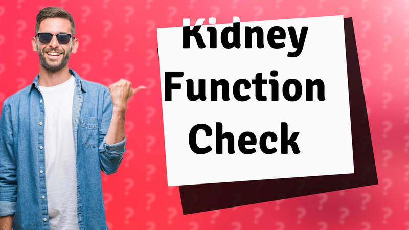 Kidney Function Check