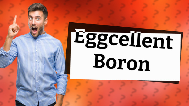 Eggcellent Boron