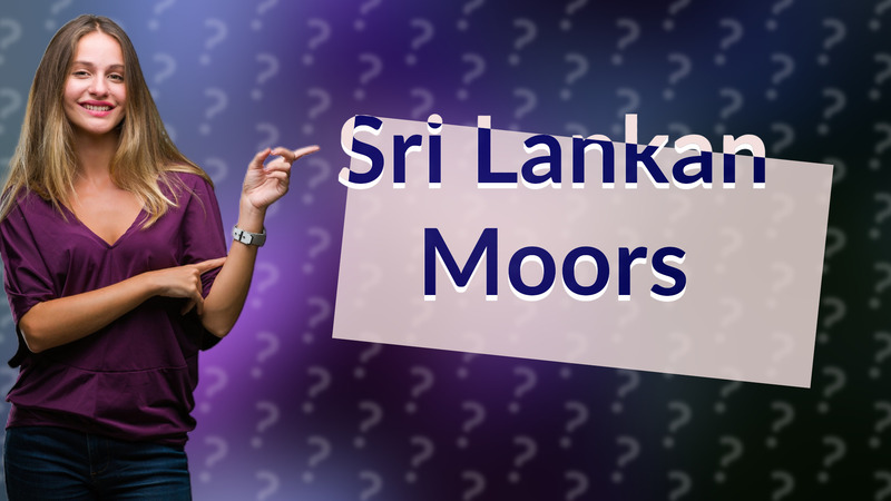Sri Lankan Moors